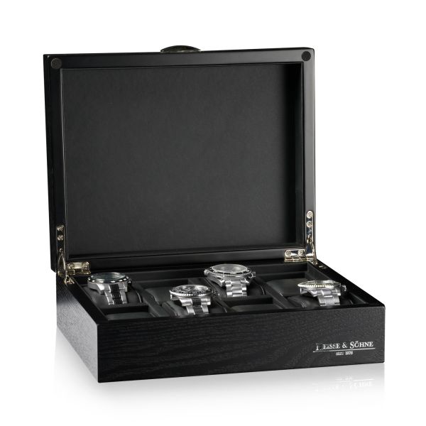Uhrenbox Bregano 8 - Schwarz
