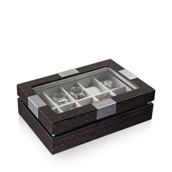 Uhrenbox mit Sichtfenster Executive 10 Quercus