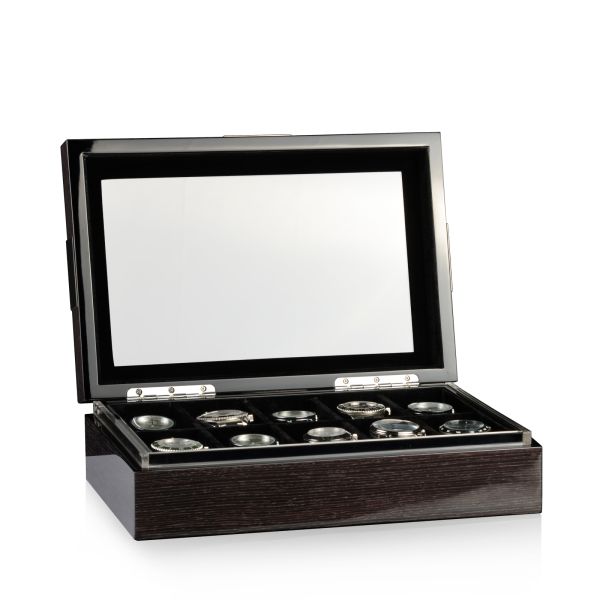 Uhrenbox Executive 10 Quercus/Schwarz