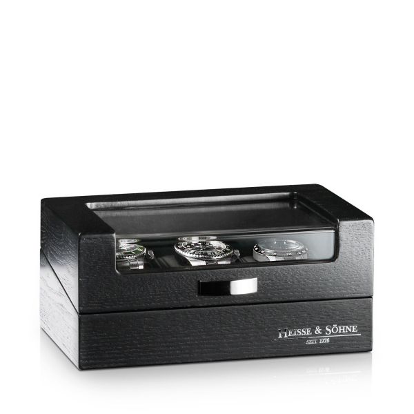 Uhrenbox Oxford 3 - Dark Oak