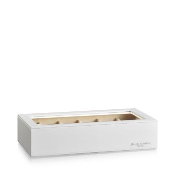 Stapelbares Schmuckkästchen Mirage XL - Oberteil: Uhrenbox für 12 Uhren Stapelbares Schmuckkästchen Mirage XL - Oberteil: Uhrenbox für 12 Uhren