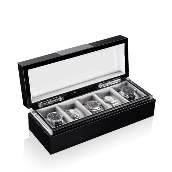 Uhrenbox Executive 5 - Schwarz