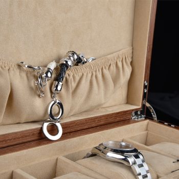 Vorschau: Uhrenbox Aberdeen 5 - Walnuss Vorschau: Uhrenbox Aberdeen 5 - Walnuss