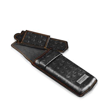 Uhrenetui Mondo Ostrich - Orange Uhrenetui Mondo Ostrich - Orange